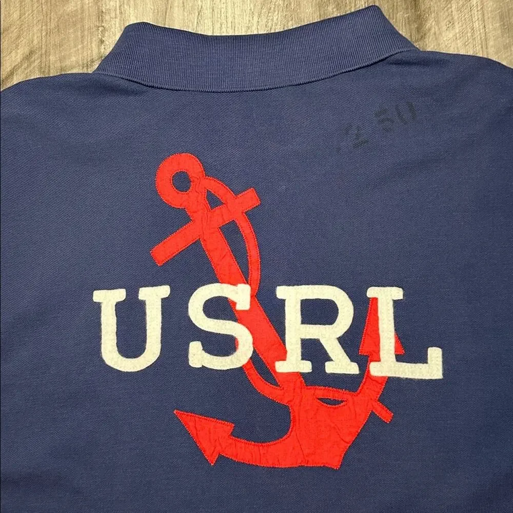 Polo by Ralph Lauren USRL Naval Regatta Knit Polo - 3XLT